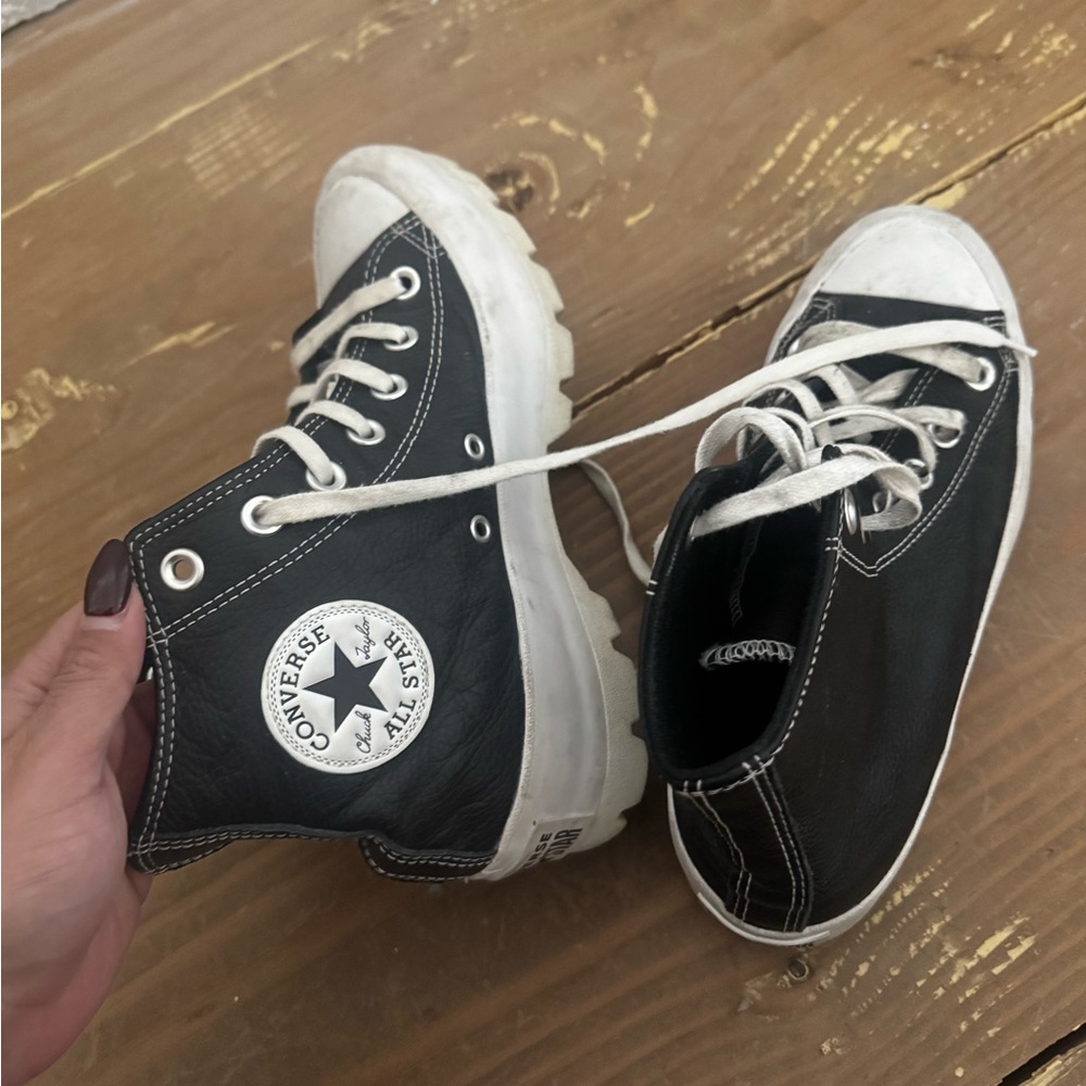 Converse Black and White High-Top Sneakers